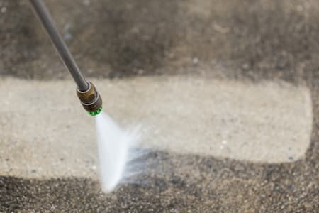 Commercial concrete cleaning